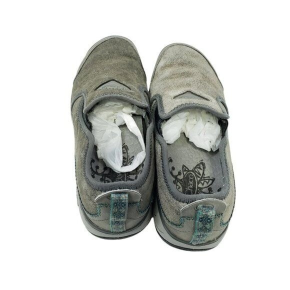 Chaco Womens Grandeur Kendry Gray Slip-On Shoes Size 7 Suede Upper Rugged READ - Picture 5 of 11